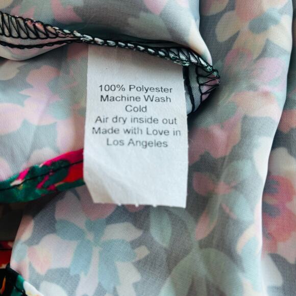 Resa Floral Lucy Set Tube Crop Top & Slit Midi Skirt Set Casablanca Size XS - Picture 9 of 10